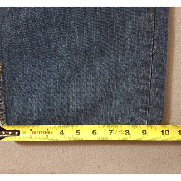 Banana Republic Jeans Mens 36x32 Blue Denim Relaxed Fit Straight Leg Casual - Picture 4 of 12